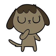 cute cartoon dog