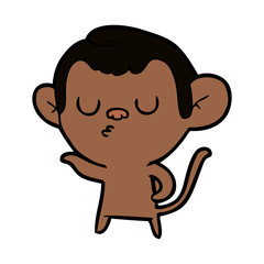 cartoon monkey