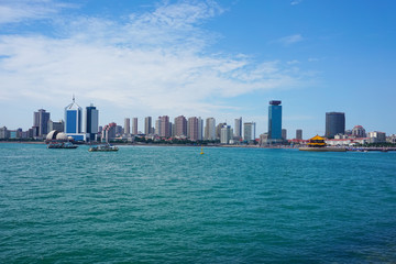 Obraz premium Przepiękna nadmorska sceneria Qingdao