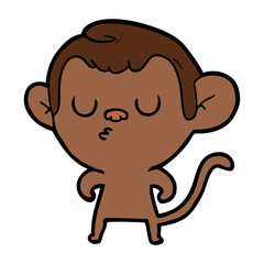 cartoon monkey