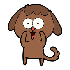 cute cartoon dog