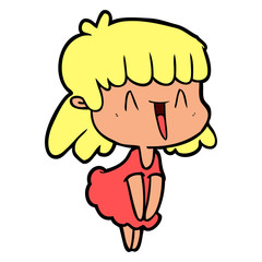 cartoon woman