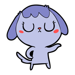 cute cartoon dog