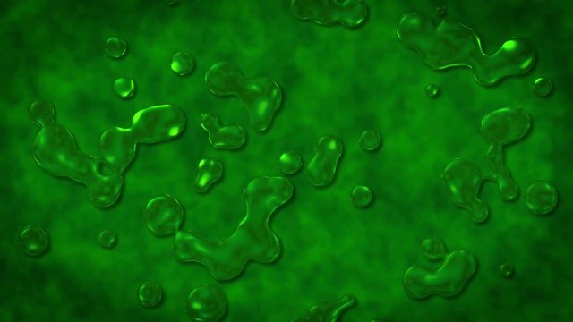 Abstract gooey slime background green