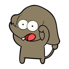 cute cartoon elephant