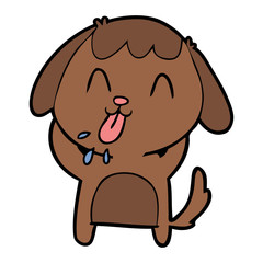 cute cartoon dog