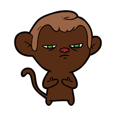 Fototapeta premium cartoon monkey