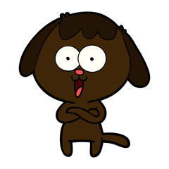 cute cartoon dog