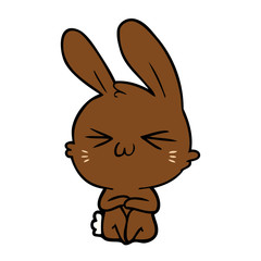 cute cartoon rabbit