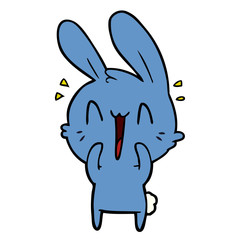 cute cartoon rabbit