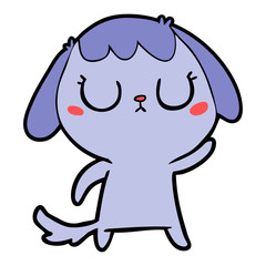 cute cartoon dog