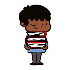 cartoon happy boy