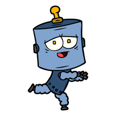 cartoon robot