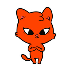 cute cartoon cat