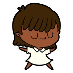 cartoon woman