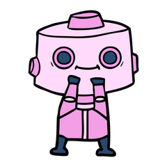 cartoon robot