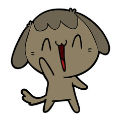 cute cartoon dog