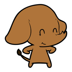 cute cartoon elephant