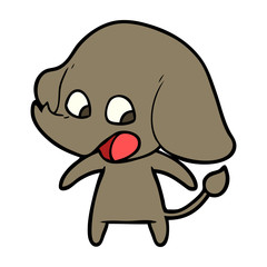 cute cartoon elephant