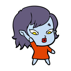 cute cartoon vampire girl