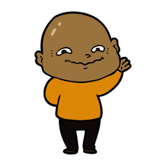 cartoon creepy guy