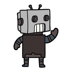 cartoon robot