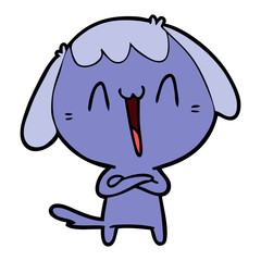 cute cartoon dog