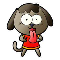 cute cartoon dog