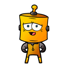 cartoon robot