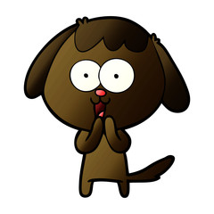 cute cartoon dog