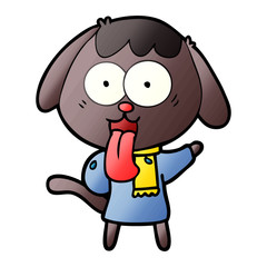 cute cartoon dog