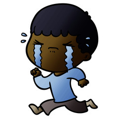 cartoon man crying