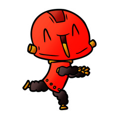 cartoon robot