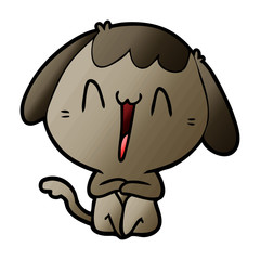 cute cartoon dog
