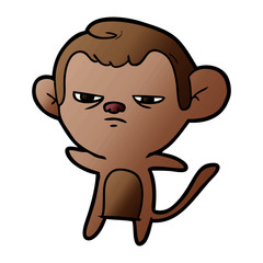 Fototapeta premium cartoon monkey