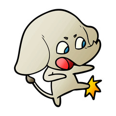 cute cartoon elephant