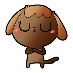 cute cartoon dog