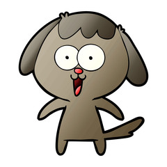 cute cartoon dog
