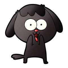 cute cartoon dog