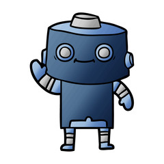 cartoon robot