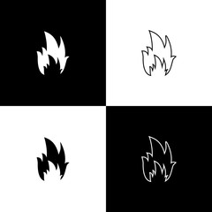 Flames vector icon