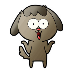 cute cartoon dog