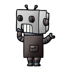 cartoon robot