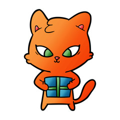 cute cartoon cat