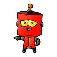 cartoon robot