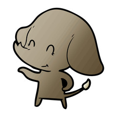 cute cartoon elephant