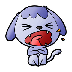 cute cartoon dog