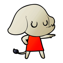 cute cartoon elephant