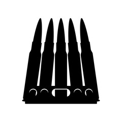 Stripper clip for filling of magazine, shade picture