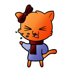 cartoon cat
